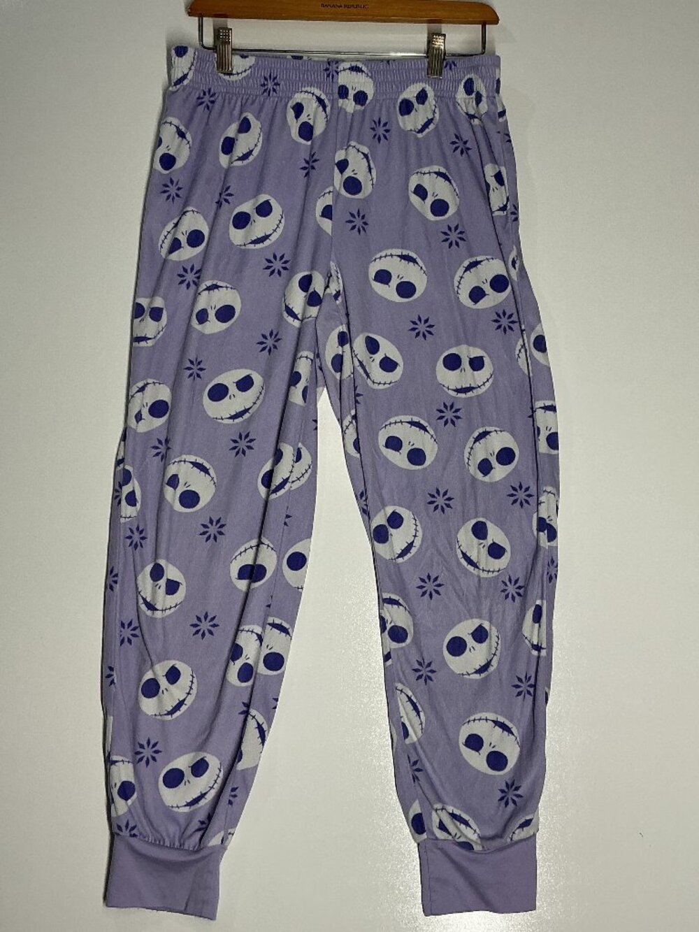 Disney Nightmare Before Christmas Jack Skellington Purple Pajama Pants S - Picture 2 of 5
